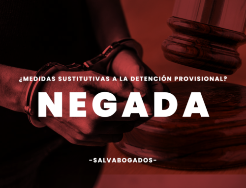 ¿Qué hacer si niegan las medidas sustitutivas a la detención en la audiencia inicial?